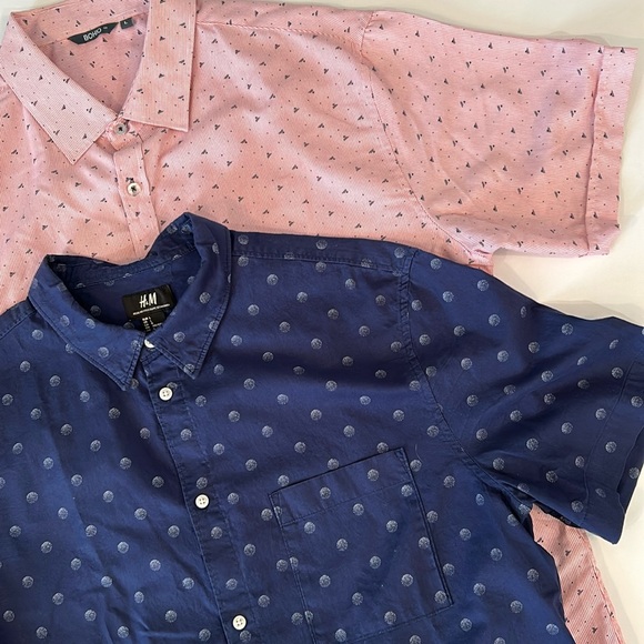 Set of 2 short sleeve button down shirts - Picture 2 of 14